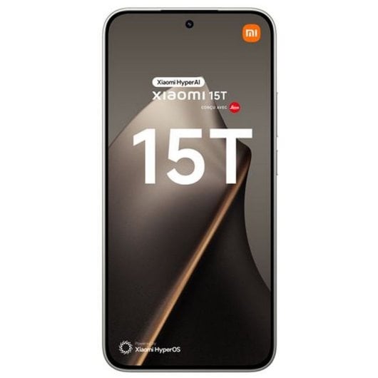 Smartphone Xiaomi 15T 12GB 256GB 6.83" AMOLED 5G Dual SIM Cámara Leica 50MP Android 16 Gris