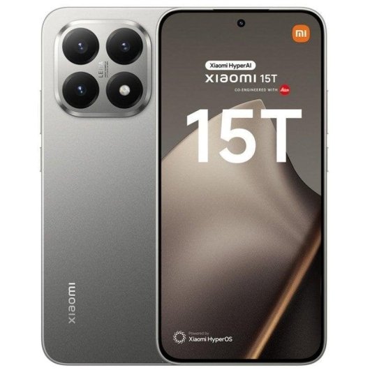 Xiaomi 15T 12 GB 512 GB 6,83 Zoll AMOLED 5G Dual-SIM Leica Kamera 50 MP Android 16 Grau