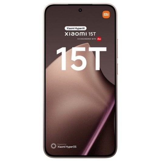 Xiaomi 15T 12GB 512GB 6.83" AMOLED 5G Dual SIM Cámara Leica 50MP Android 16 Oro Rosa