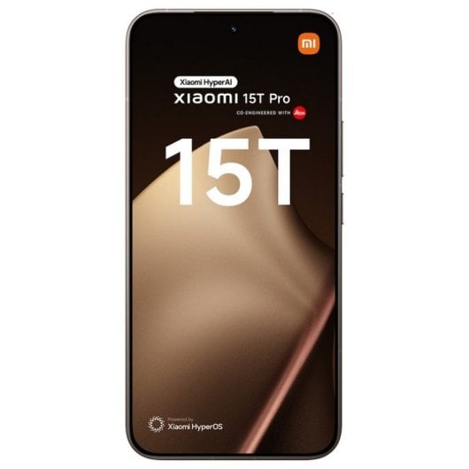Smartphone Xiaomi 15T Pro 12GB 1TB 6.83" AMOLED 5G Dual SIM Fotocamera Leica 50MP Android 16 Mocha Gold