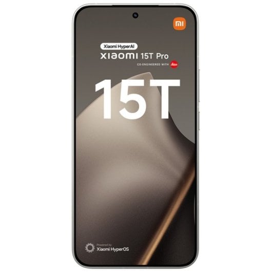 Smartphone Xiaomi 15T Pro 12 GB 1 TB 6,83" AMOLED 5G Dual SIM Fotocamera Leica 50 MP Android 16 Grigio