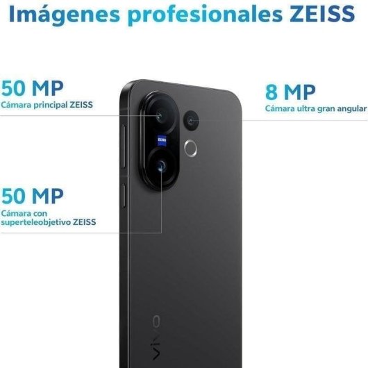 Vivo X200 FE 5G 12GB 6.31" 512GB Negro triple cámara