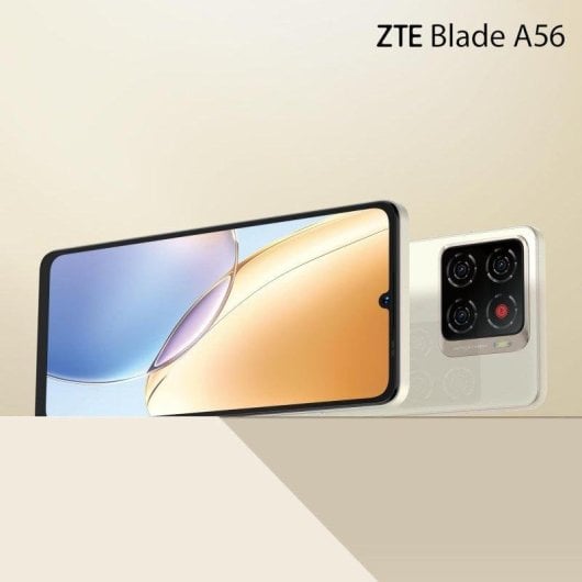 ZTE Blade A56 4 Go 64 Go 6,75" LCD 90Hz 4G Dual SIM Triple Caméra 5000 mAh IP54 Android 15 Or