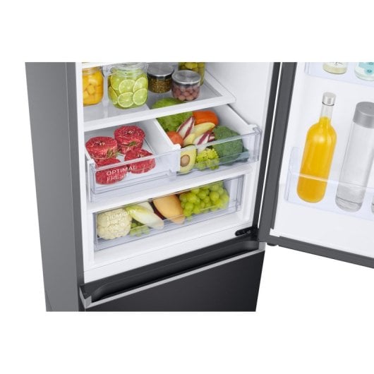Frigorífico Samsung Combi No Frost 203cm 387L A Negro Wi-Fi Inverter