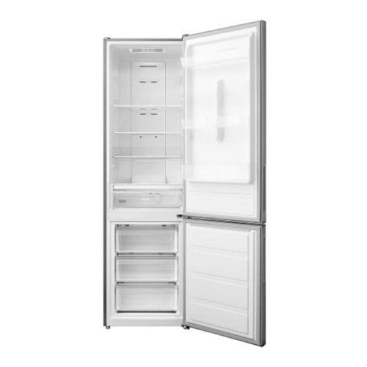 Frigorifico Combi No Frost 201 cm 330 L E Acero Inox Puertas reversibles Alarma LED