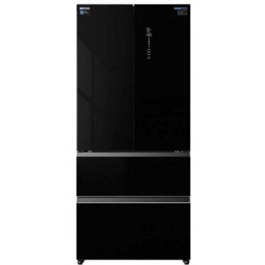 Frigorífico Multipuertas 190 cm 458 L Classe Energética E Preto Display LED