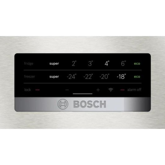 Frigorifero Bosch Combi No Frost 203cm 438L D Inox EasyAccess LED Allarme porta