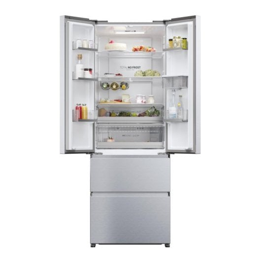 Frigorífico Haier 4 puertas 2006mm 477L E Plata No Frost Dispensador de agua MyZone