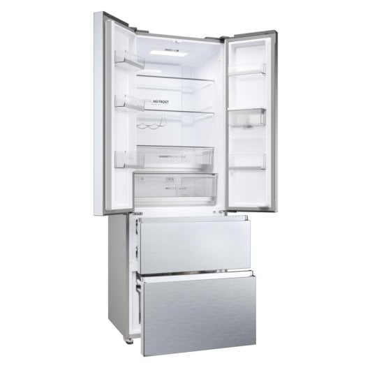 Frigorífico Haier 4 puertas 2006mm 477L E Plata No Frost Dispensador de agua MyZone