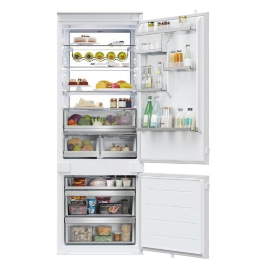 Frigorífico Haier Combi Integrable 193 cm 400L C Blanco MyZone HumidityZone WiFi