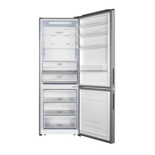 Frigorífico Combi No Frost 200cm 495L E Inox Motor Inverter Display LED Puertas Reversibles Cajón Fresh Box