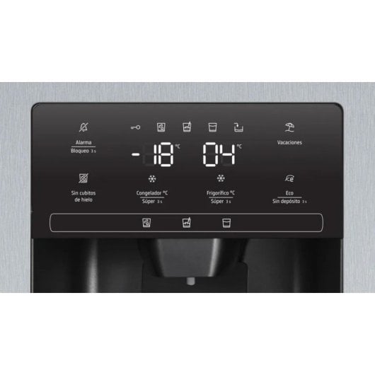 Frigorífico Balay Americano 178,7cm 562L E Inox No Frost Dispensador Agua y Hielo