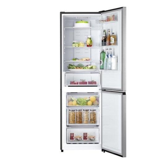 Frigorífico LG Combi 186cm 304L Clase D Plata Multi Air Flow Inverter No Frost