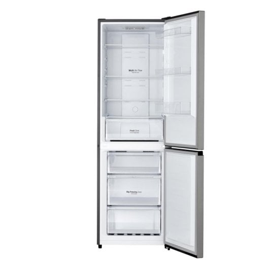 Frigorífico LG Combi 186cm 304L Clase D Plata Multi Air Flow Inverter No Frost