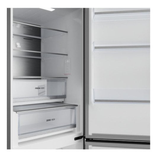 Frigorífico Teka Combi 185 cm 338 L Classe C Inox No Frost AirFlow DualTemp FlipBox display LED