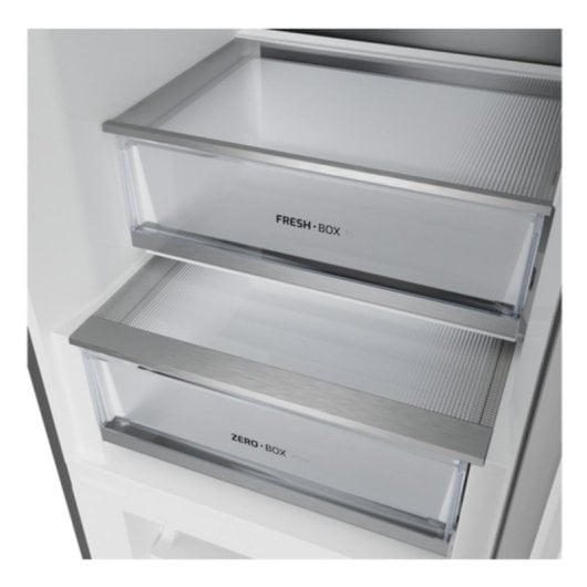 Frigorífico Teka Combi 185 cm 338 L Classe C Inox No Frost AirFlow DualTemp FlipBox display LED