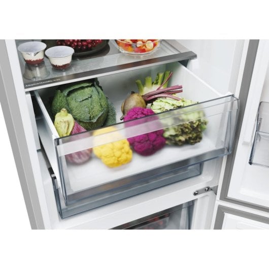 Frigorífico Candy Combi No frost 205cm 409L D Inox zona Fresh 0°C hOn