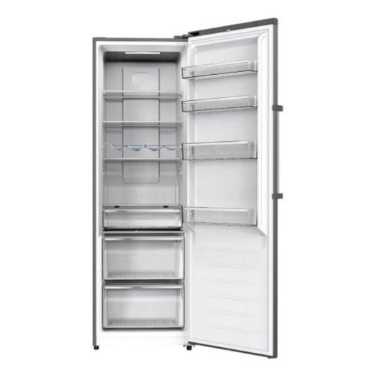 Frigorífico Combi No Frost 185cm 359L D Acero Inox LED Botellero alarmas