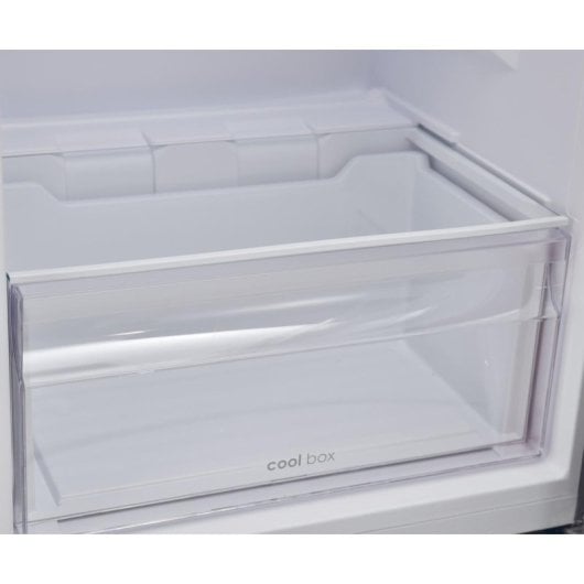 Frigorífico Candy 2 portas 145 cm 212 L E branco dupla porta LED portas reversíveis