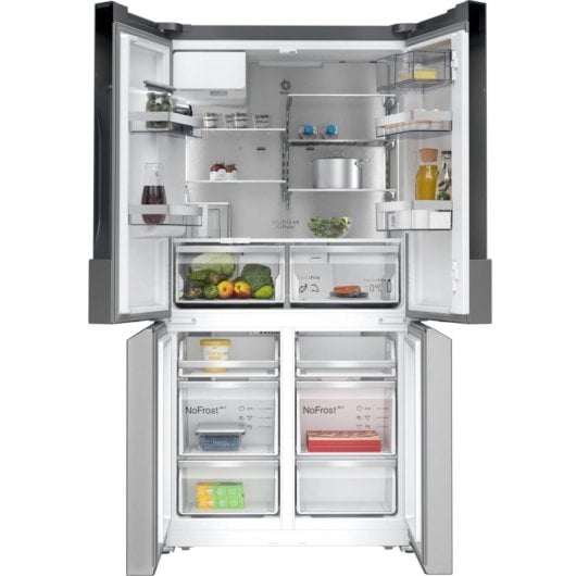 Frigorífico Balay French Door 183cm 574L E Inox Antihuellas Home Connect No Frost dispensador de água e gelo