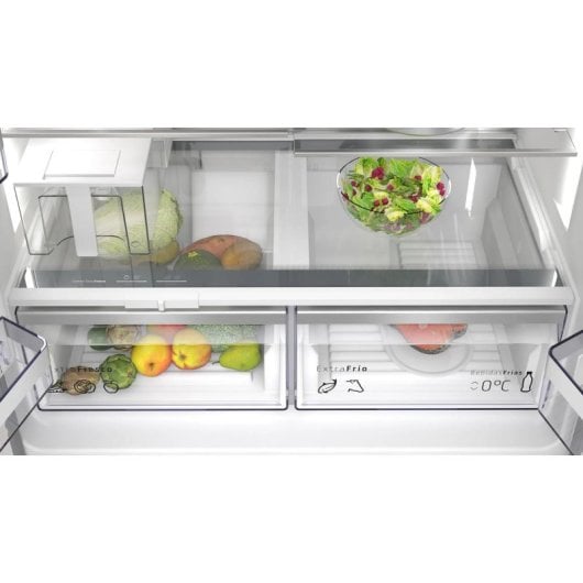 Frigorífico Balay French Door 183cm 574L E Inox Antihuellas Home Connect No Frost dispensador de água e gelo