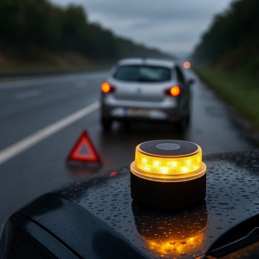 Baliza Led V16 Geolocalizada Dgt Con Tarjeta Sim Integrada 3.0 Luz Emergencia Homologada 360°