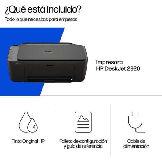 Multifunción HP DeskJet 2920 Multifunción Color WiFi + 3 Meses Gratis de Instant Ink