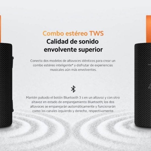 Altavoces Xiaomi Portatile Bluetooth 5W IP67 TWS autonomia 10h microfono