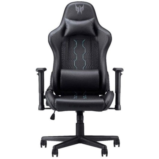 Silla Gaming Acer Predator Rift Go Preta e Azul, 120 kg, Apoio de Braços 4D