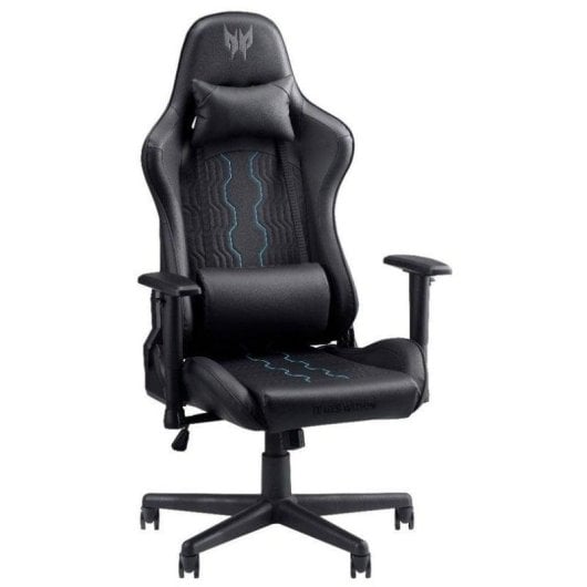 Silla Gaming Acer Predator Rift Go Preta e Azul, 120 kg, Apoio de Braços 4D