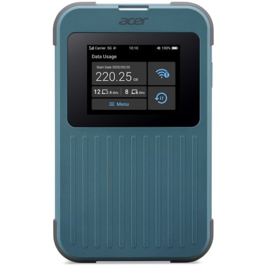 Acer Connect M4E Router 5G Portátil com WiFi 6 Dual Band, 1Gbps, IP68 e Bateria 8000mAh