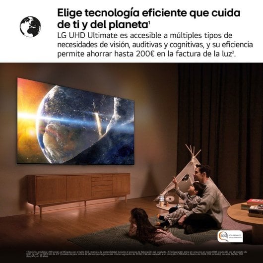 LG LED 43UA7LB.AEU 43" 4K Ultra HD Smart TV WebOS AirPlay2 HDR HDMI 2.1 Sin Marco Reacondicionado