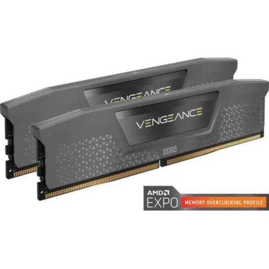 Memória RAM Corsair Vengeance 32GB 2x16GB DDR5 6000MHz CL36 AMD EXPO Intel XMP Cinzento