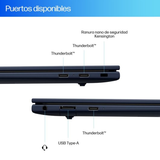 Portátil HP EliteBook Ultra G1i 14" Intel Core Ultra 7 258V 32GB 1TB SSD Táctil Azul Windows 11 Pro