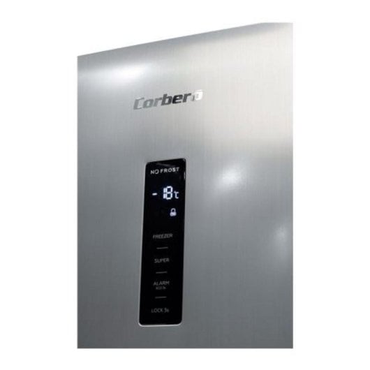Frigorífico Uma Porta No Frost 185cm 274L D Inox Display Super Congelação Inverter