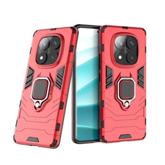 Generische ultradünne Smartphone-Hülle mit doppeltem Schutz, TPU-Korpus und Polycarbonat-Rahmen, magnetischem 360°-Ringhalter und präzisen Aussparungen