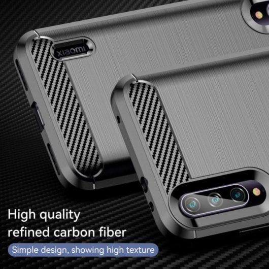 Universelle Schutzhülle aus Carbonfaser für Smartphones, stoßfest und abriebfest