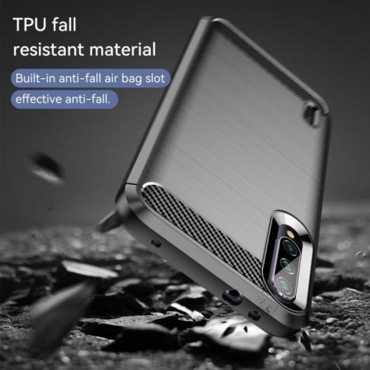 Universelle Schutzhülle aus Carbonfaser für Smartphones, stoßfest und abriebfest