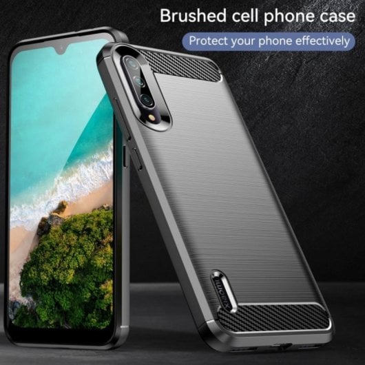 Universelle Schutzhülle aus Carbonfaser für Smartphones, stoßfest und abriebfest