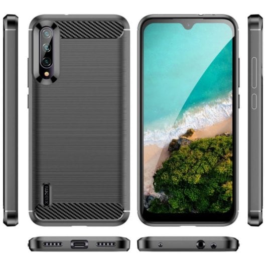 Universelle Schutzhülle aus Carbonfaser für Smartphones, stoßfest und abriebfest