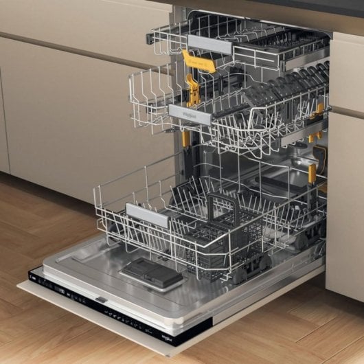 Lavavajillas Whirlpool W8I HP42 LSC 14 Servicios Clase C con MaxiSpace, PowerClean Pro y 3ª Bandeja