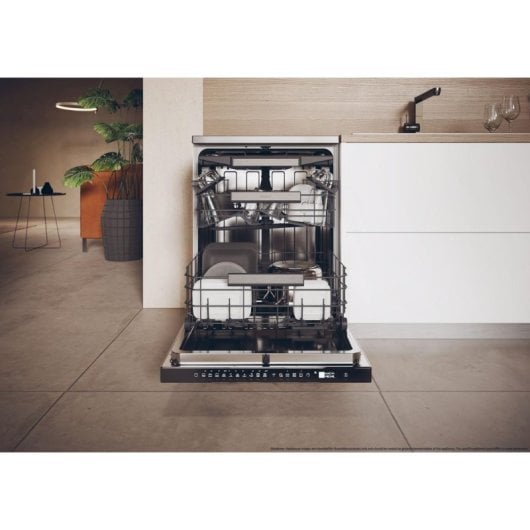 Máquina de Lavar Loiça Haier XF 6C2M1PX 16 Conjuntos Classe C Secagem Extra Wi-Fi Inverter