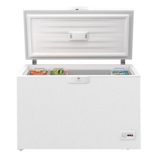 Congelador Beko HSM37540 360 L Eficiencia E Cerradura Blanco 36 dB
