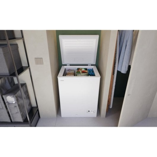 Congelador horizontal Candy CHAE 1452E 137 L E Pantalla Freeze Circle Fresh Blanco