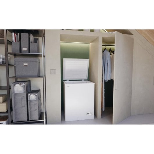 Congelador horizontal Candy CHAE 1452E 137 L E Pantalla Freeze Circle Fresh Blanco