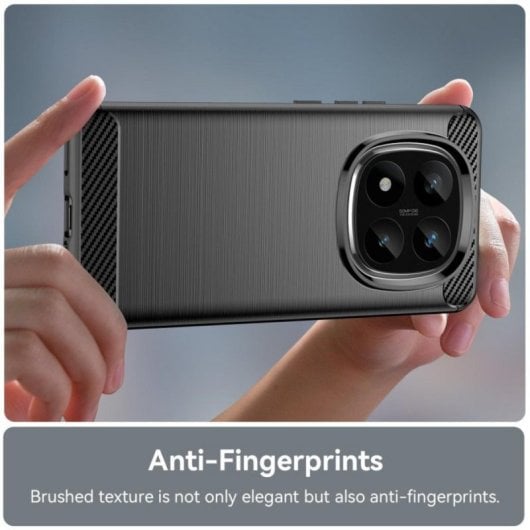 Kohlenstofffaser Handyhülle aus hochwertigem Silikon und Polycarbonat, stoßdämpfend, abriebfest, passgenau, Carbon-Look, für Smartphones