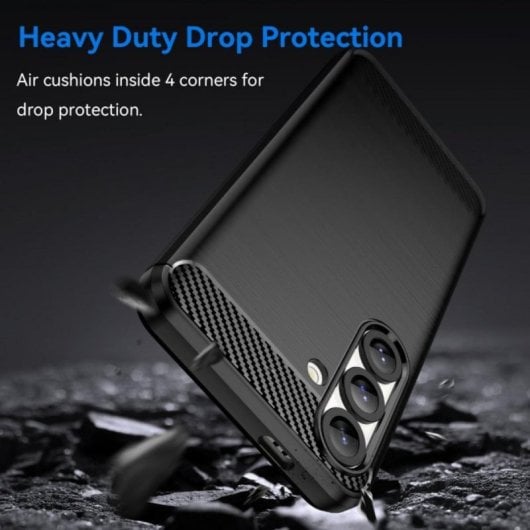Funda Móvil Fibra de Carbono Silicona TPU Policarbonato Diseño Resistente Antigolpes