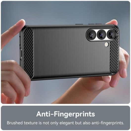 Funda Móvil Fibra de Carbono Silicona TPU Policarbonato Diseño Resistente Antigolpes