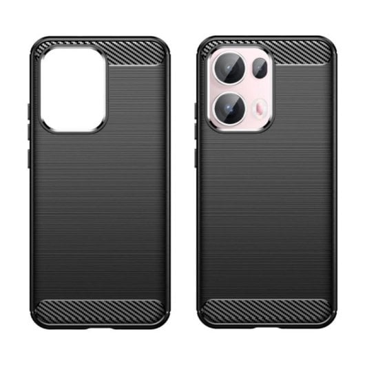 Funda Móvil Fibra de Carbono Silicona Policarbonato Protección Antigolpes Antihuellas
