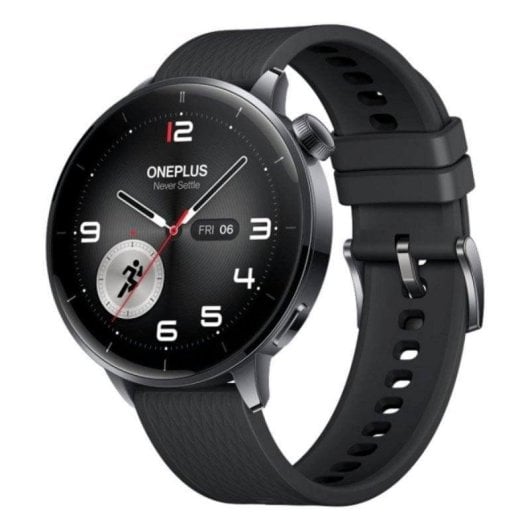 OnePlus Watch 3 GPS NFC 43mm AMOLED Preto Resistência Água 5ATM+IP68